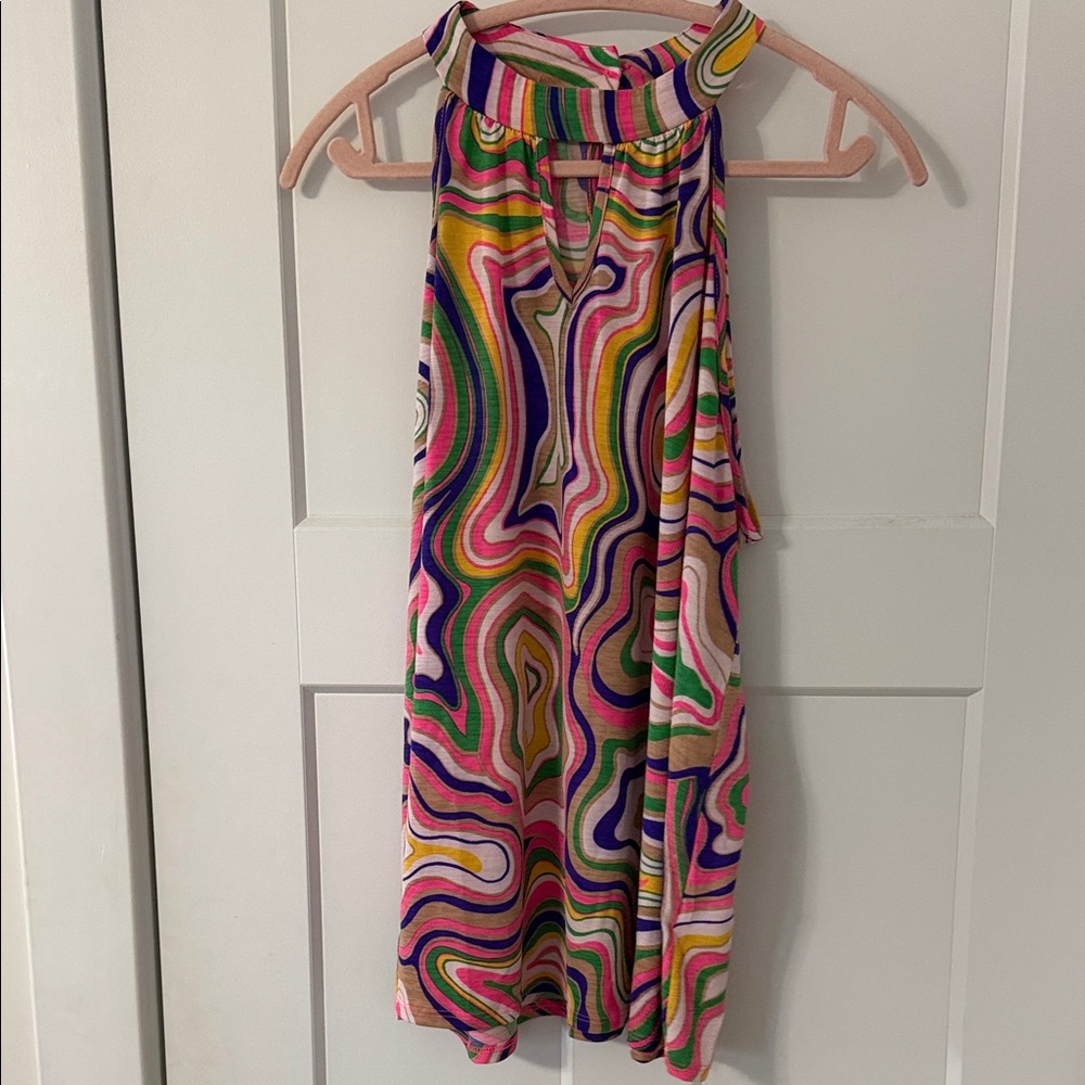 Sew In Love Multicolor Abstract Blouse